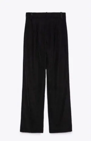 velvet pants black Size Medium 2731/305 thumbnail 4