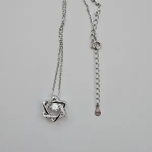 Star Moissanite Necklace thumbnail 3