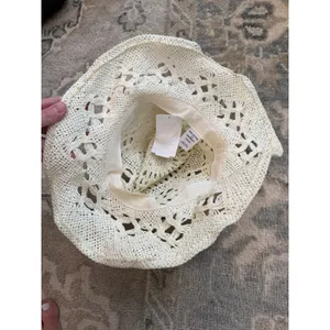Melrose & Market Straw Hat Natural One Size NWT thumbnail 4