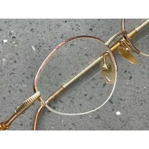 CHRISTIAN DIOR Eyeglasses Frames ONLY 49-19 01x2 Half Rim gold thumbnail 15