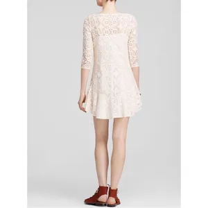 ✨Walking To The Sun Sz 2 Cream Dress in Cream Free People✨ thumbnail 4