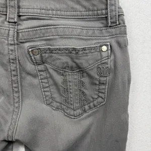 Miss Me Signature Skinny Jeans Women’s Size 27 Gray Mid Rise Stretch Denim thumbnail 3