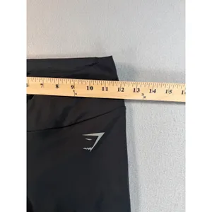 Gymshark Womens High Waisted Leggings Black Athletic Yoga Pants Small thumbnail 6
