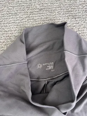 Aerie Crossover Flare Leggings thumbnail 2