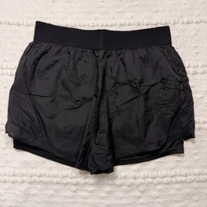 2LIV Women Black Running Shorts Active 2-in-1 Athletic Gear 4123C Size Medium thumbnail 2