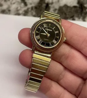 Working - Woman’s Signed McGregor LMG 515 Gold Tone Stretchy Stretch Wrist Watch thumbnail 11