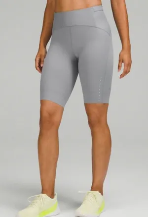 Lululemon SenseKnit Running High-Rise Short 10" Grey Size 6 thumbnail 1