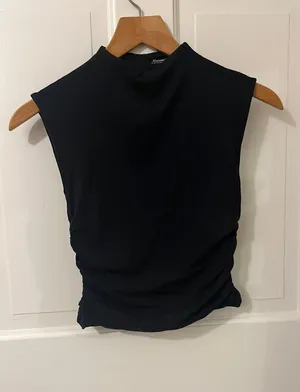 Abercrombie Top Sleeveless Black thumbnail 1