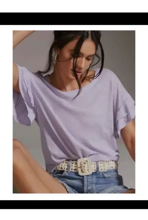 Anthropologie Lilac Tee thumbnail 3
