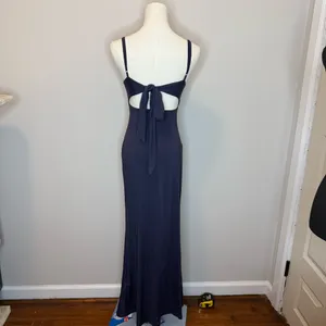 Cider Navy Cowl-Neck Maxi Dress thumbnail 4