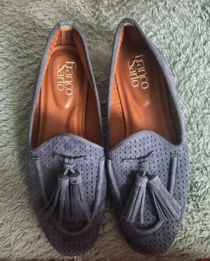 Franco Sarto Women’s Blue Suede Loafers Slip On Flats Shoes Size 6.5 thumbnail 1