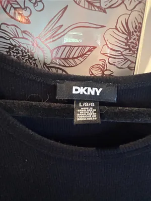 DKNY Black Sleeveless Maxi Dress with Scoop Neck thumbnail 5