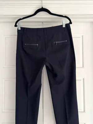 Tory Burch Eliza Navy Trouser Pants, size 2 thumbnail 8