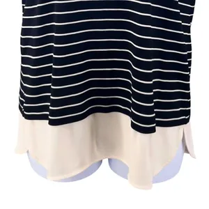 Lauren‎ Ralph Lauren Striped Top Black Large thumbnail 5
