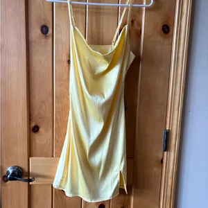 Yellow Slip Dress Size small NWOT thumbnail 7