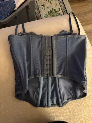 Urban Outfitters Blue Corset Top thumbnail 2