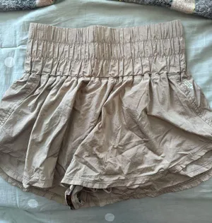 Light brown free people shorts thumbnail 1