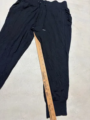 Athleta Black Jogger Pants with Drawstring Waist medium thumbnail 4