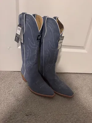 Tony Lama Women’s Boots- Cornflower Blue thumbnail 6