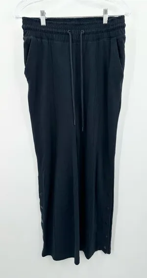 Anthropologie Daily Practice Women's Wide Leg Snap Navy Blue Pants Size XS thumbnail 1