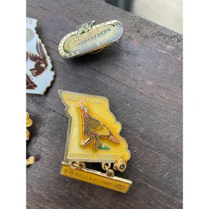 Vintage Travel‎ Enamel Pins Lot of 4 thumbnail 3