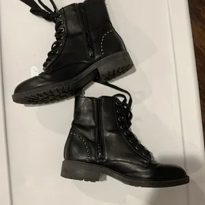 Steve Madden Studded Lace-Up Combat Boots thumbnail 2