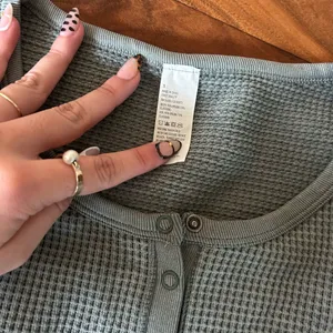 Offline by Aerie Waffle Knit Cropped Long Sleeve thumbnail 4