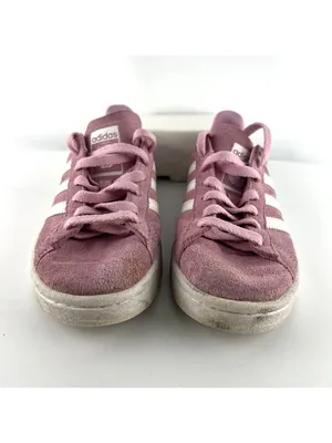 Adidas Campus Mens 5 Womens 6 00s Pink and White Suede Low Top Sneakers thumbnail 3