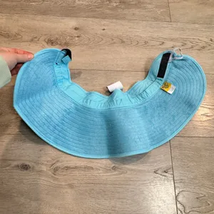 Banana Boat UPF 50+‎ Blue Terry Cloth Visor Hat One Size Adjust Sun Protection thumbnail 5