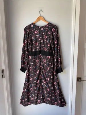 For Love & Lemons Floral Long Sleeve Midi Dress thumbnail 3