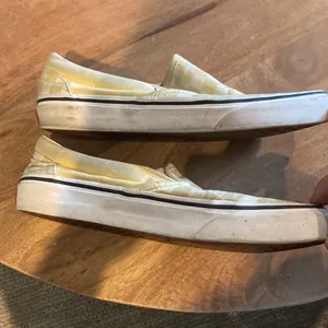 Vans Yellow and White Checkered Slip-Ons thumbnail 3