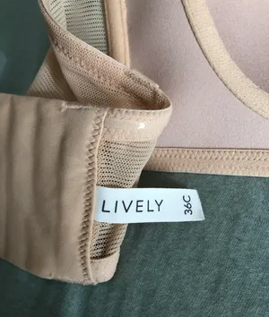 Lively Wireless Strapless Bra Tan Size 36 C thumbnail 8