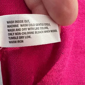 Gap Sweater Top Womens Large Pink Cotton Cashmere Long Sleeve Henley Ruffle New‎ thumbnail 10