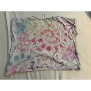 Disney‎ Crop Top Walt Disney World Tie Dye Pastel Logo Tee L/G thumbnail 4