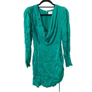 SAYLOR Adrienne‎ Satin Cowlneck Dress NWT Sz Sm thumbnail 2