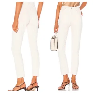 Agolde Remy High Rise Straight Jeans in Paper Size 26 thumbnail 2