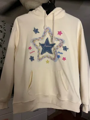 Aelfric Eden Hoodie Star Embroidery Small thumbnail 1