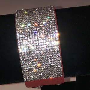 Crystal Pave Wide Cuff Bracelet thumbnail 3