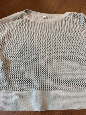 Old Navy Sage Green Open-Knit Crewneck Sweater Size Small - P303 thumbnail 2