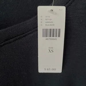 Maeve black side ruched short sleeved T thumbnail 8