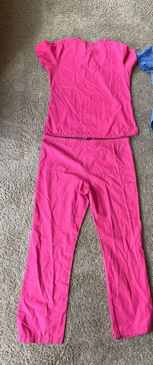 Scrub set Pink thumbnail 4