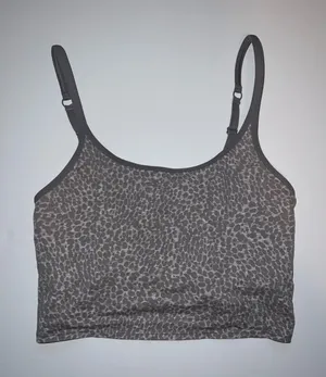 Old Navy Grey Leopard Print Stretch Bralette thumbnail 1