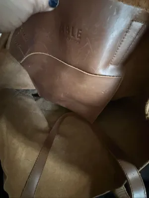 Able mamuye classic tote bag brown purse 17x14 thumbnail 4