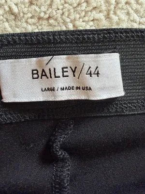 Bailey 44 Pfeifer‎ Black Pull-On Skinny Pants Leggings Size Large thumbnail 3