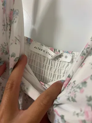 Altar'd State Romper Floral thumbnail 3