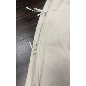 Edikted White Side-Tie Wide-Leg Sweatpants – Size Large thumbnail 2