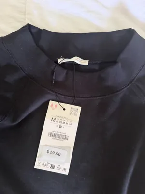 ZARA Black Long Sleeve Top thumbnail 11