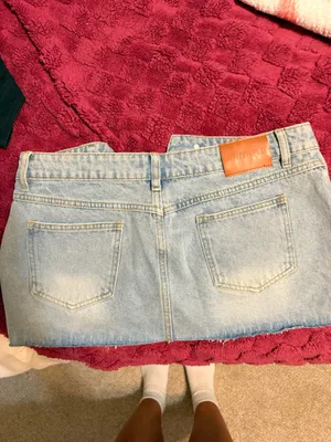 White Fox Denim Mini Skirt thumbnail 3