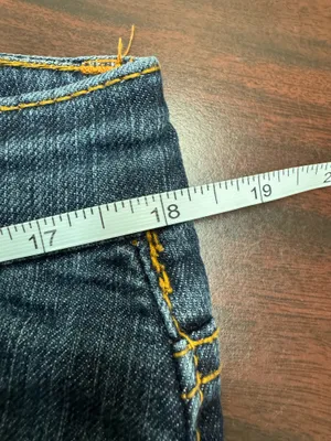 7 For All Mankind Straight Leg Denim Jeans Size 10 thumbnail 8
