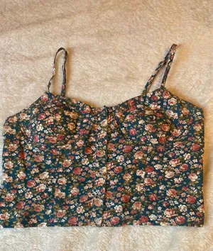 Wet Seal Floral Crop Top thumbnail 1